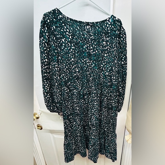 Dress, NWT, midi, Sandra Darren, size 2xl. 3/4” sleeves, machine wash. - Picture 4 of 4